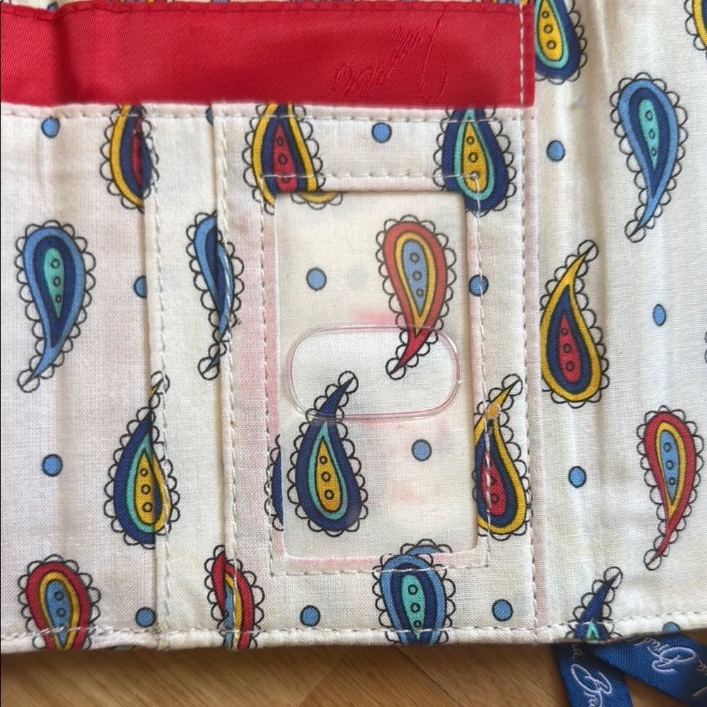 Vera Bradley Blue and Red Quilted Wallets - Picture 4 of 5